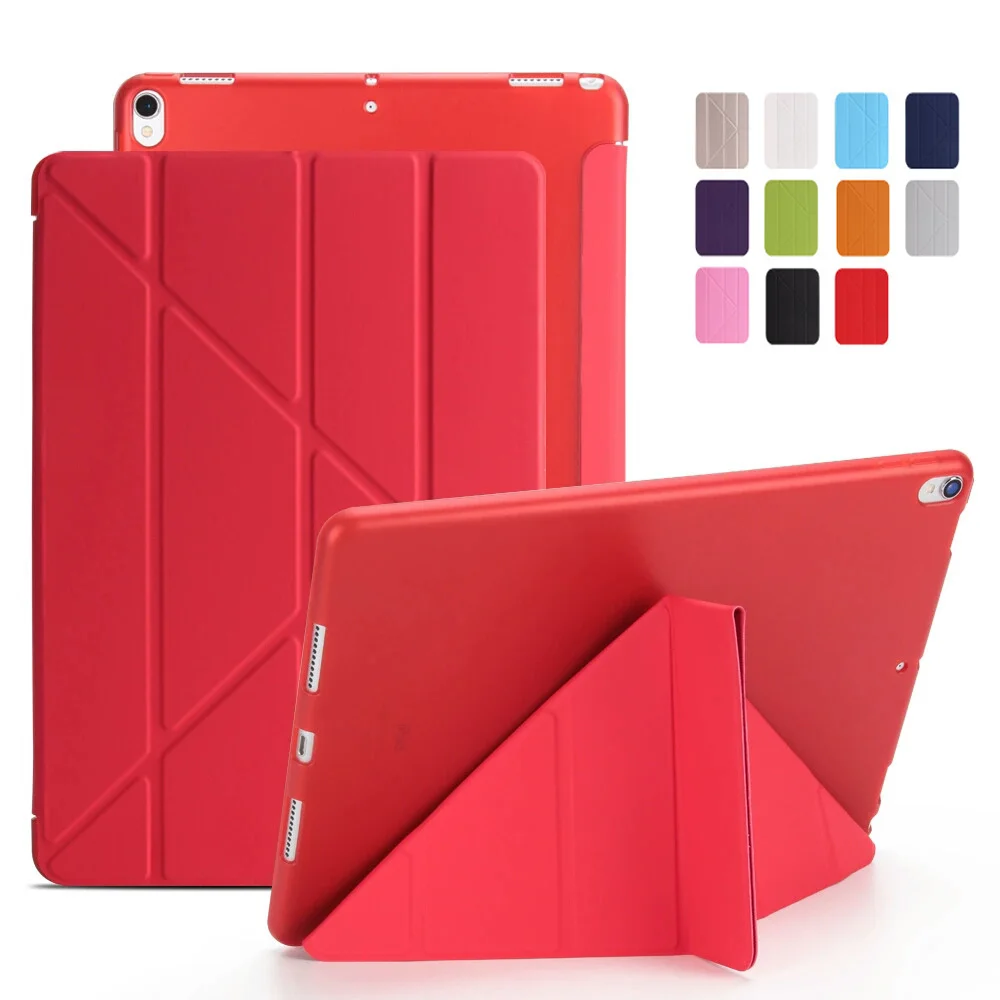 Мягкий силиконовый чехол из искусственной кожи для iPad 9 7 2018 A1822 A1893 Transformers Slim Smart