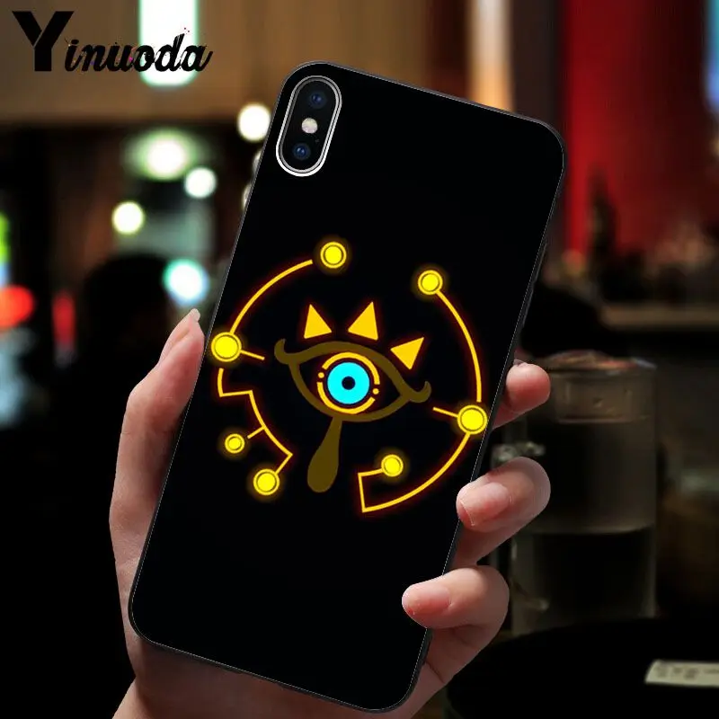 Yinuoda Legend of логотип Zelda Сделай Сам рисунок чехол для iPhone 8 7 6 6S Plus X XS MAX 5 5S SE XR
