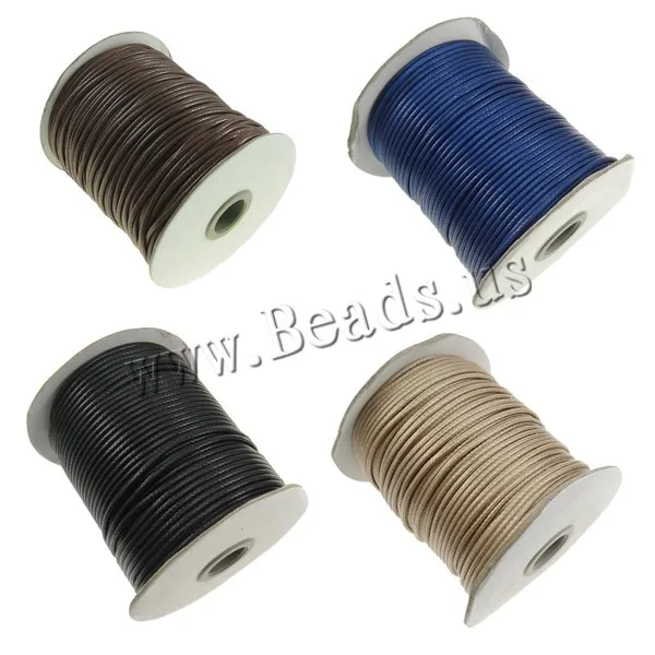 Бесплатная доставка 100 ярдов 2 мм вощеная нить хлопковый шнур веревка оптовая