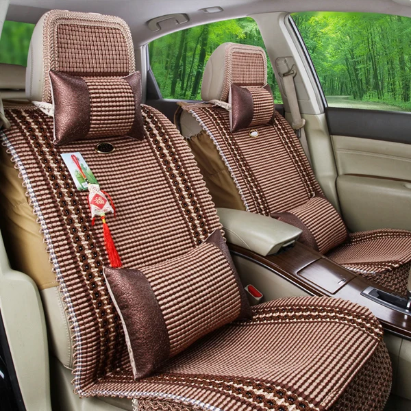 Четыре сезона 5 сидений чехлы для 1 комплекта сиденье автомобиля новый летний