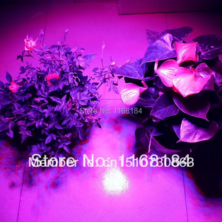 Светодиодные лампы полного спектра для выращивания растений 15 Вт E27 светодиодная