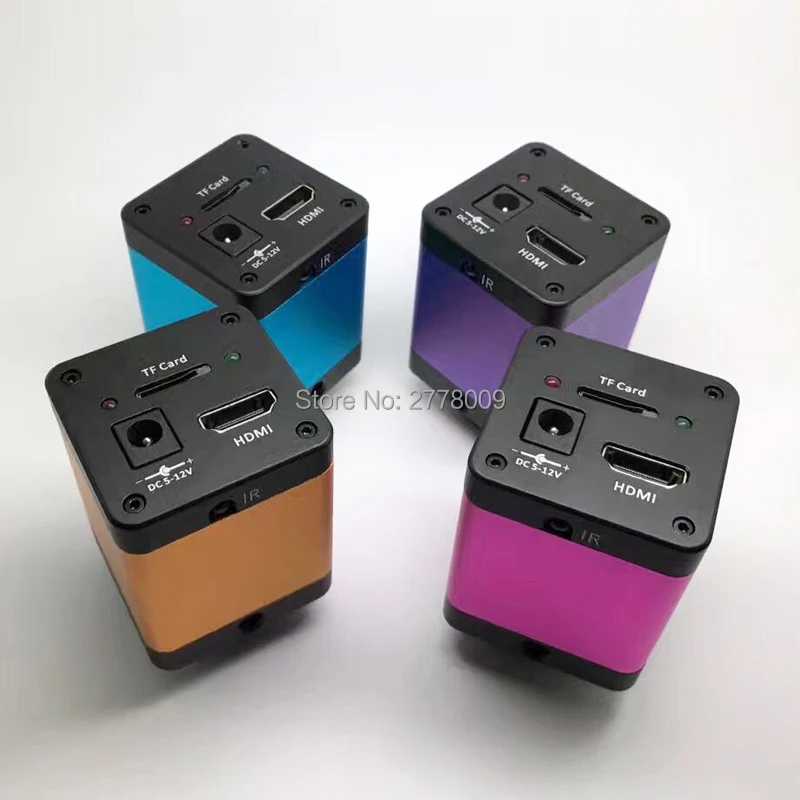 Промышленный микроскоп HDMI камера увеличительное стекло TF карта для хранения