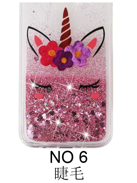No.6 Чехол для Xiaomi Redmi Note 5 с рисунком из мультфильма, блестящий чехол Xaomi Xiomi Red Mi Redmi Note 5 Pro, динамические жидкие зыбучие пески, чехлы Note5 Funda - Цвет: No.6