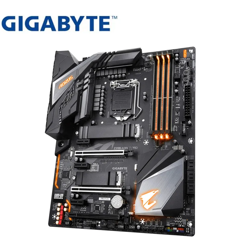 Для Gigabyte Z390 AORUS PRO оригинальная новая материнская плата DDR4 электронная Спортивная игровая материнская плата для компьютера разгон RGB плата