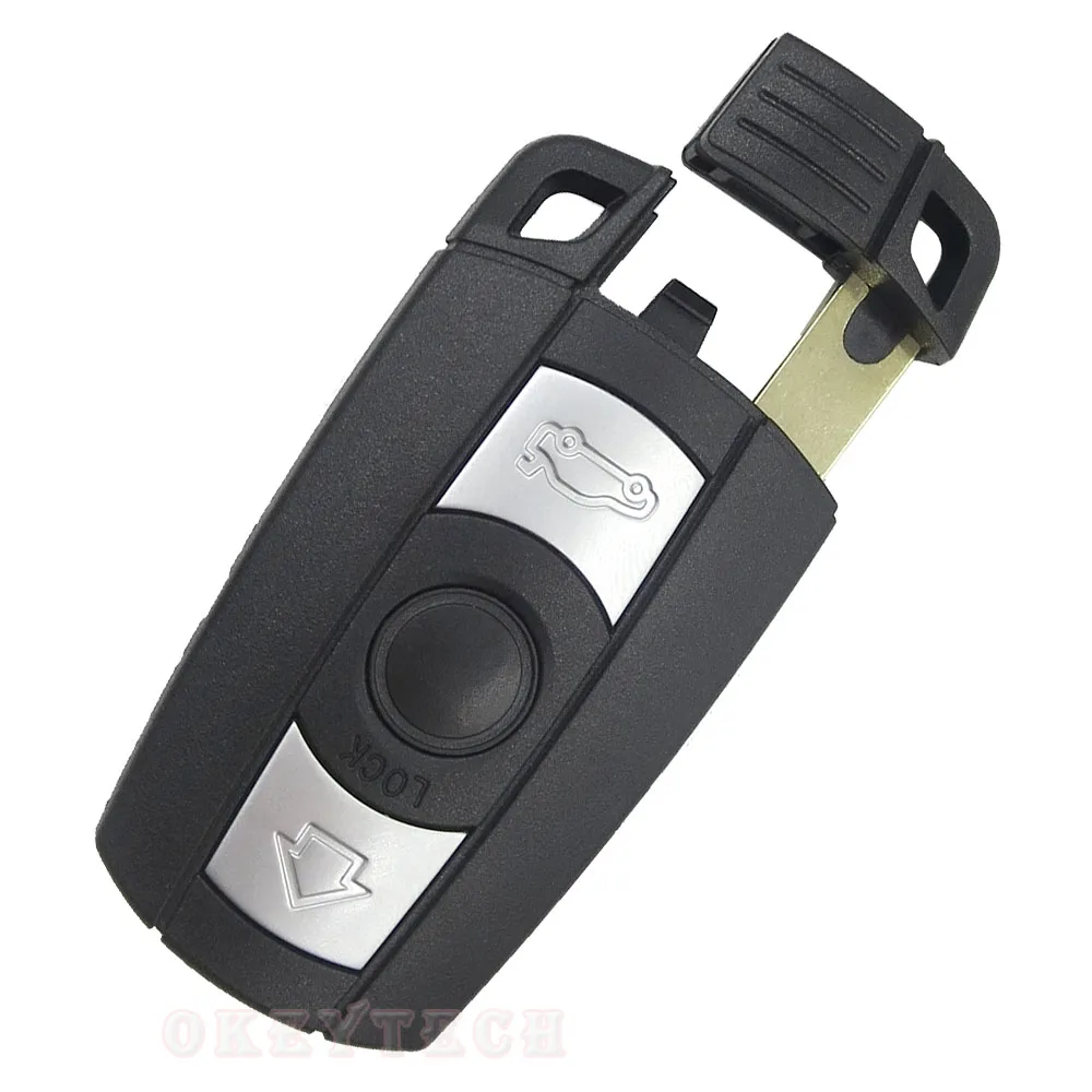 Чехол OkeyTech для BMW 1 3 5 6 Series E90 E91 E92 E60 чехол с кнопками необрезанным лезвием умным