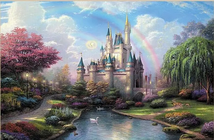 Картонный артефакт Dream Castle для декомпрессии обновленная версия 1000 штук пазл