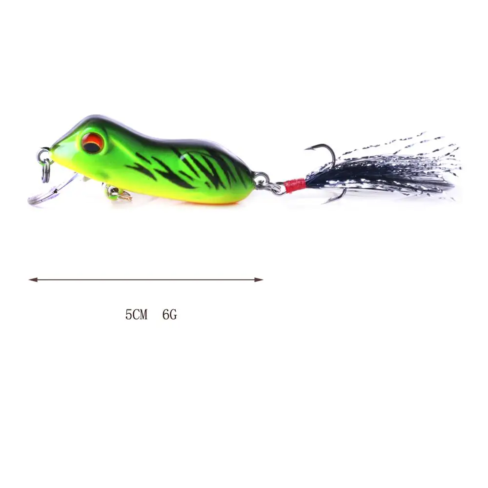 2019 HENGJIA 1 ⑤ кор. 3D лягушка жесткая Рыболовная Приманка плавающая окунь ловушка