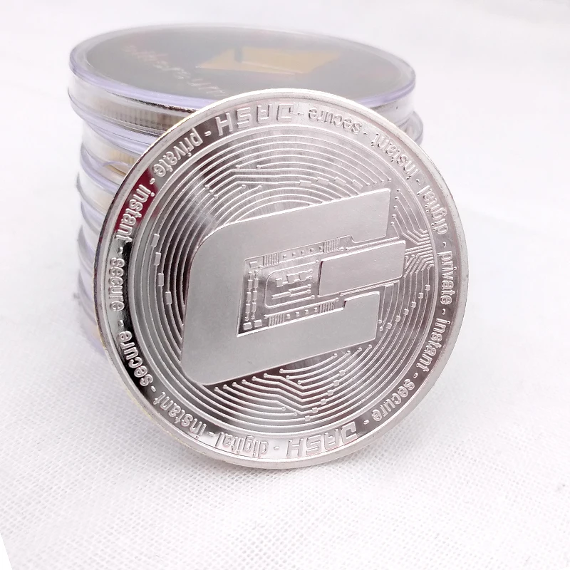 Декор для дома Биткоин поделки необычное покрытие золотом коллекция дашкоинов