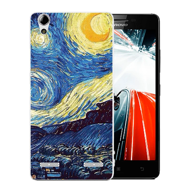Мягкий силиконовый чехол с рисунком Ван Гога для телефона Lenovo A6010 и A6000 5 0 дюймов