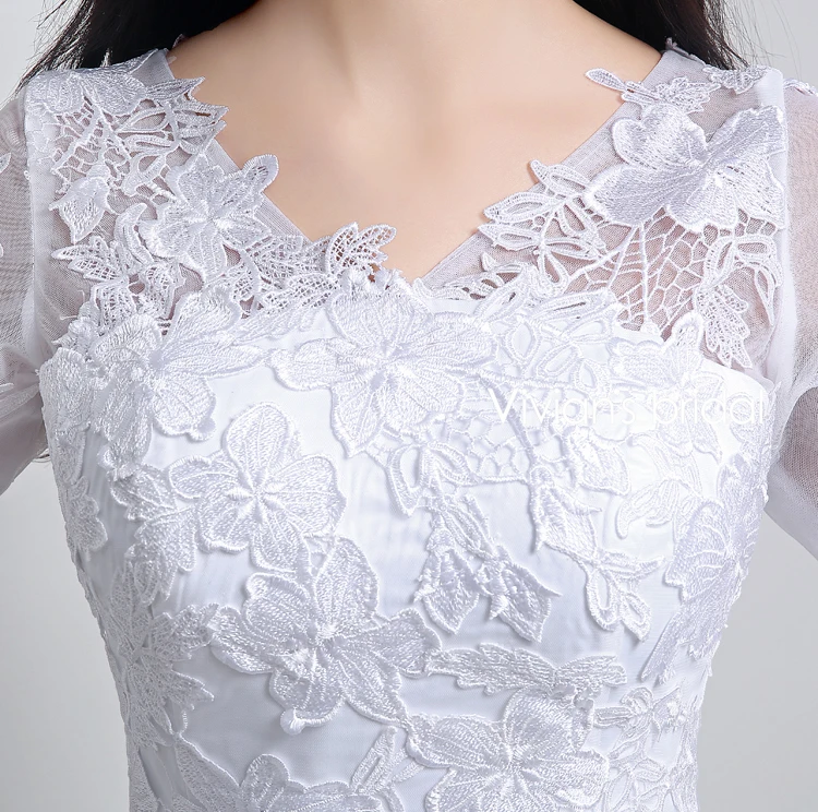 Vivian's Bridal элегантное Пышное Бальное Платье недорогие свадебные платья с