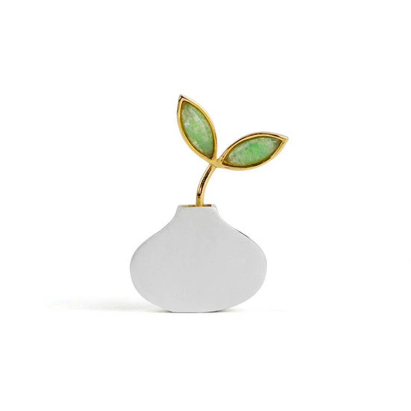 Женская Брошь Весна в воздухе Lotus Fun изящная дизайнерская брошь из натурального