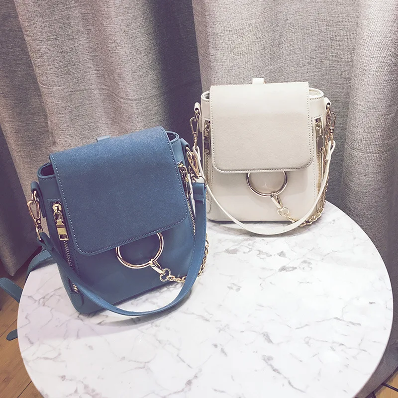 Новая женская сумка через плечо из искусственной кожи нубук ретро