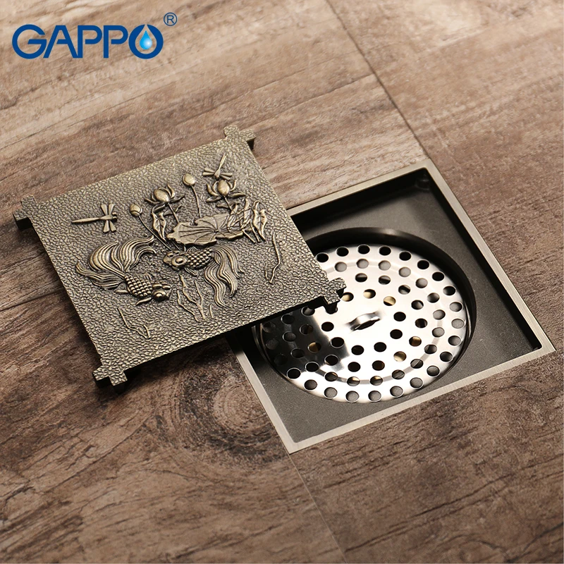 

GAPPO Drains Bathroom Drainers Stopper Shower Drain Cover Rainfall Shower Set Floor Drain Bathroom Shower Floor Drain