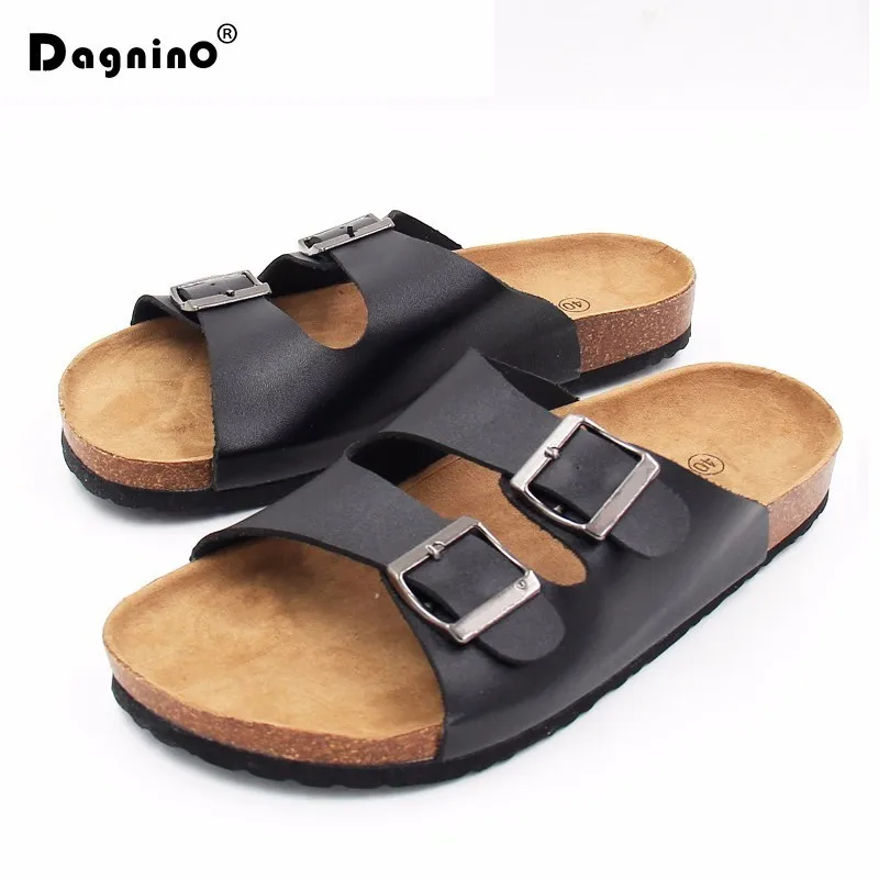 DAGNINO шлепанцы унисекс летние мягкие пробковые шлепанцы без задника с открытыми пальцами Босоножки, шлепанцы Для женщин любителей Повседневное пляжная обувь женская обувь, сандалии