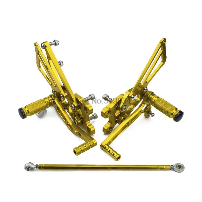 Золотая заготовка с ЧПУ регулируемая ножка гоночный задний комплект для Kawasaki Ninja