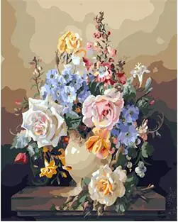 Картина по номерам на холсте 40 х50 см с рамкой|picture by number|decorative frameframe decor |