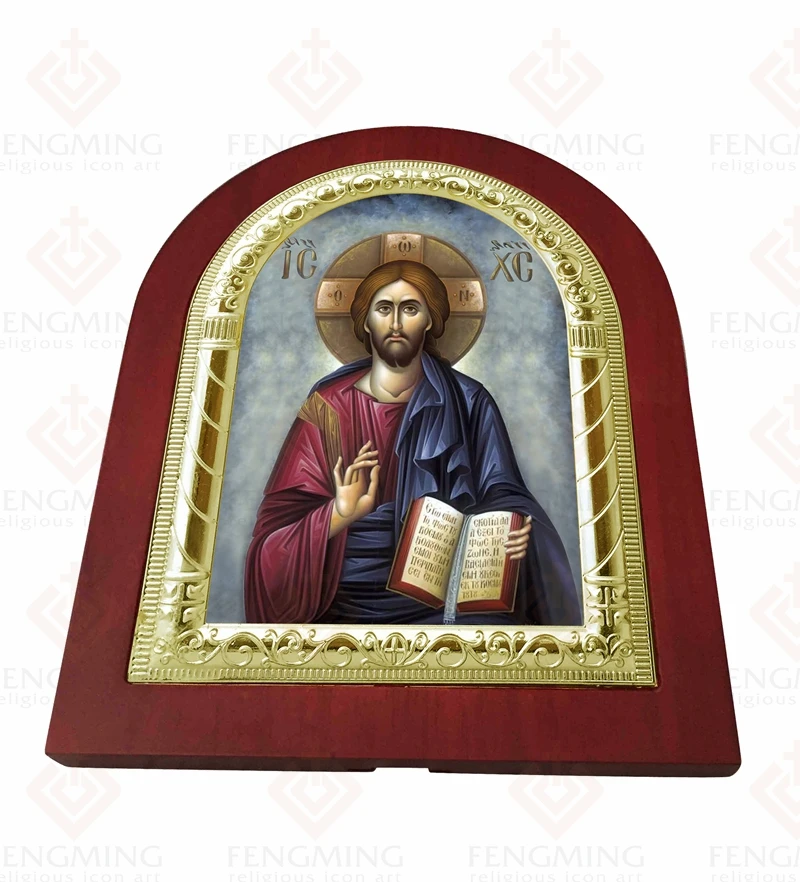 Винтажная Византийская Икона недорогая религиозная картина христианская