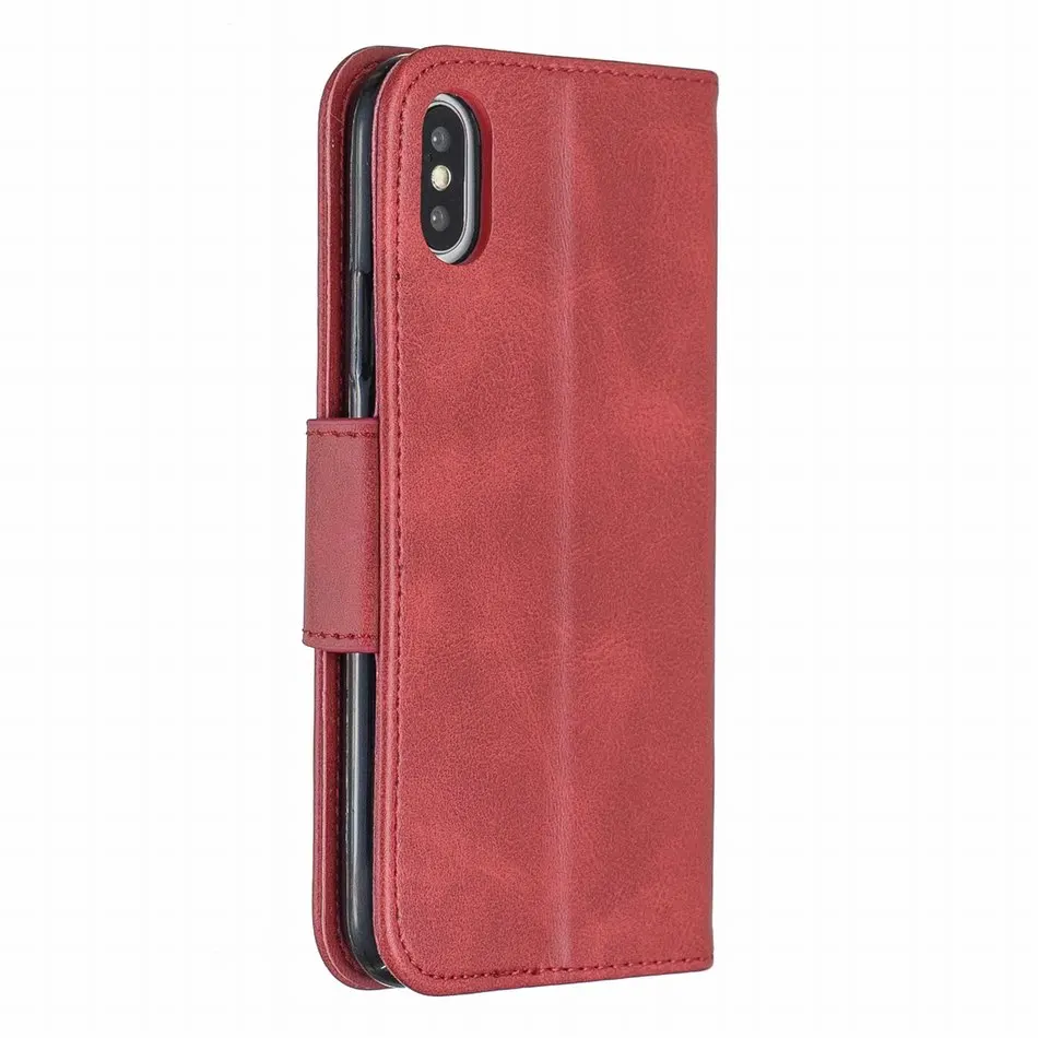 Чехол для iPhone 11 Pro Max, кожаный чехол из овчины для apple X XS XR 5 5S SE 6 6S 7 8 Plus, Ретро флип-чехол, Fundas 5," 6,5" P07F