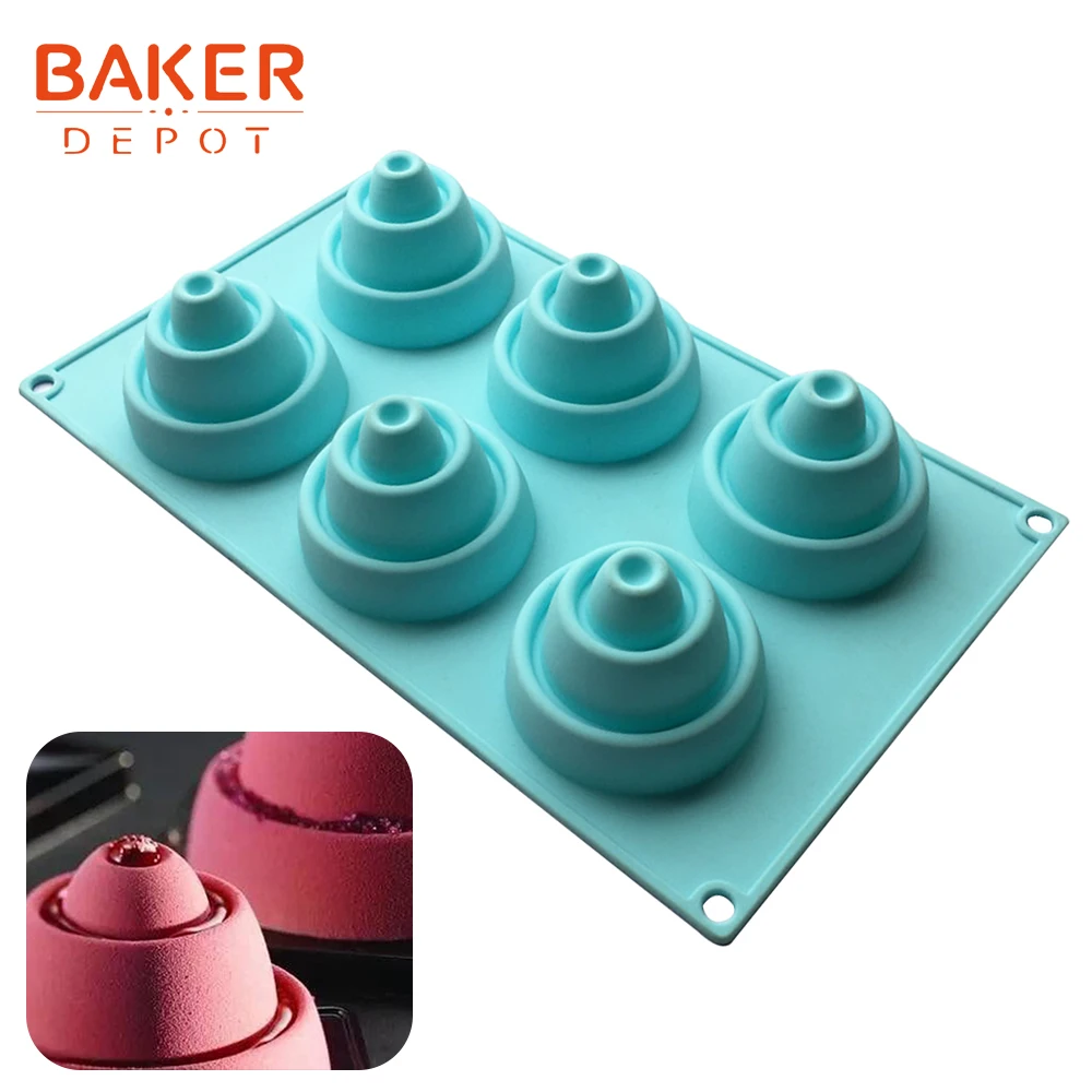 BAKER DEPOT силиконовая форма для пудинга и желе круглая выпечки тортов инструмент