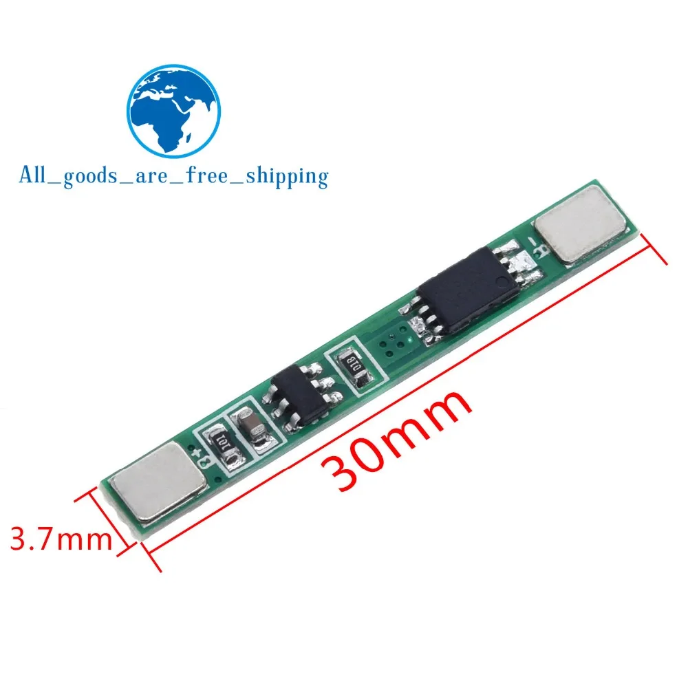 Защитная плата TZT 1S 3 7 V 3A li ion BMS PCM для литий ионного аккумулятора 18650|bms pcm|protection