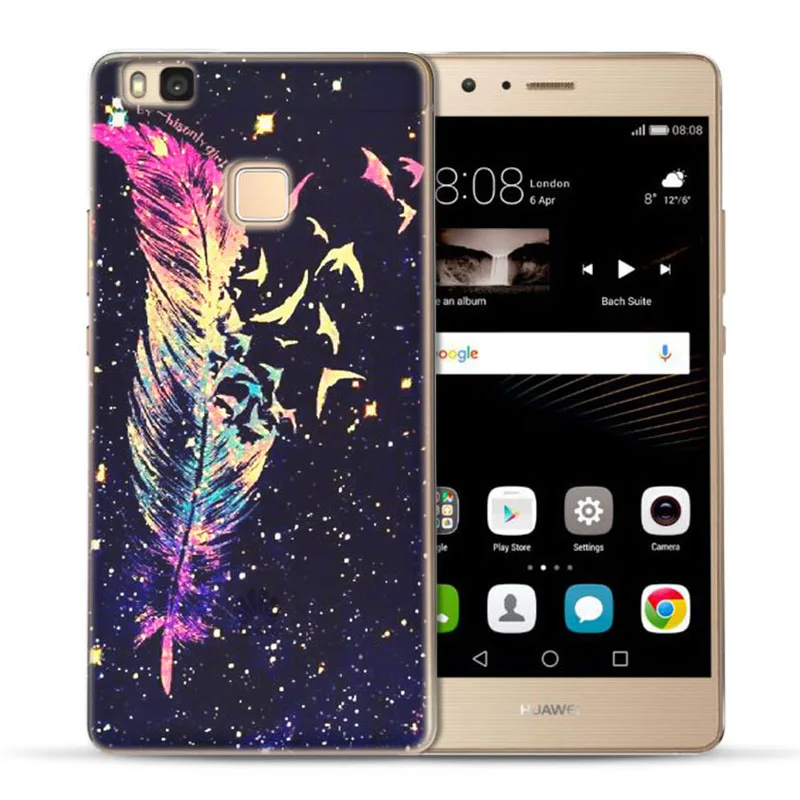 MLCRIYG мягкий чехол для телефона Huawei P9 Lite/P8 Lite/P10 Lite красочный из ТПУ с рисунком