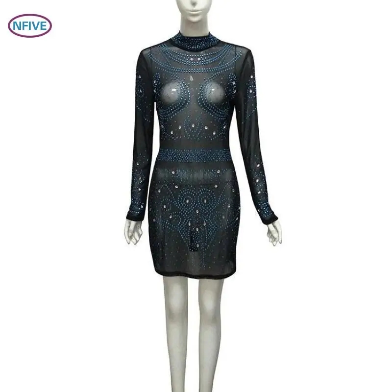 NFIVE бренд 2018 женские Сексуальные облегающие платья новая мода весна Европа микро