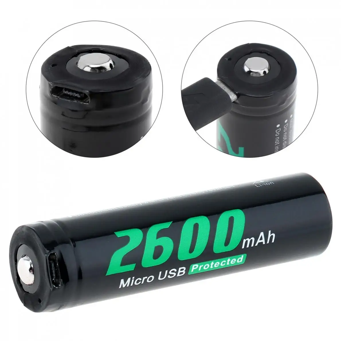 Soshine 4 шт. 3 7 В 9 62 Вт/ч NCR 18650 2600 мАч литий ионный аккумулятор с защитой от Micro USB и