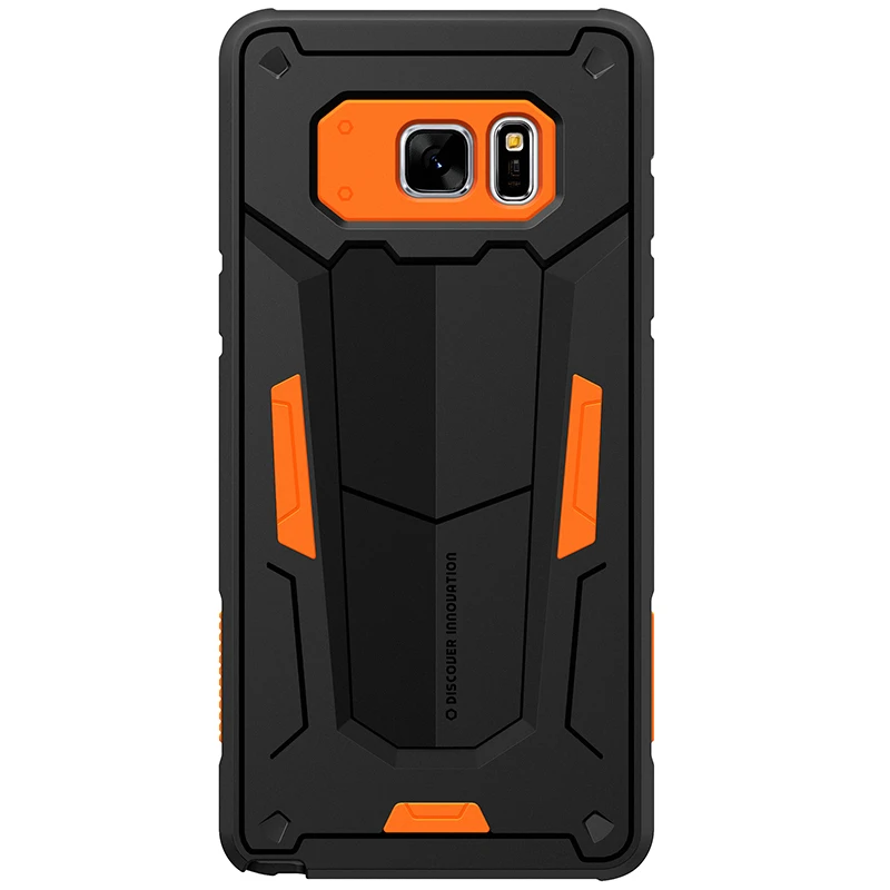 Для Samsung Примечание fe чехол Nillkin Defender II противоударный Armour тонкий прочный Shiled Крышка для Samsung Galaxy 7 Примечание fe весело edition - Цвет: orange