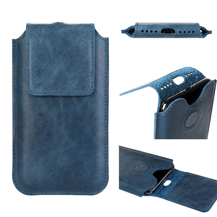 Blue Jisoncase, чехол для iPhone X, Роскошный чехол, зарядное устройство, чехол для iPhone XS, сумка для телефона 5,8 дюймов, винтажный Тонкий флип, новинка - Цвет: Blue