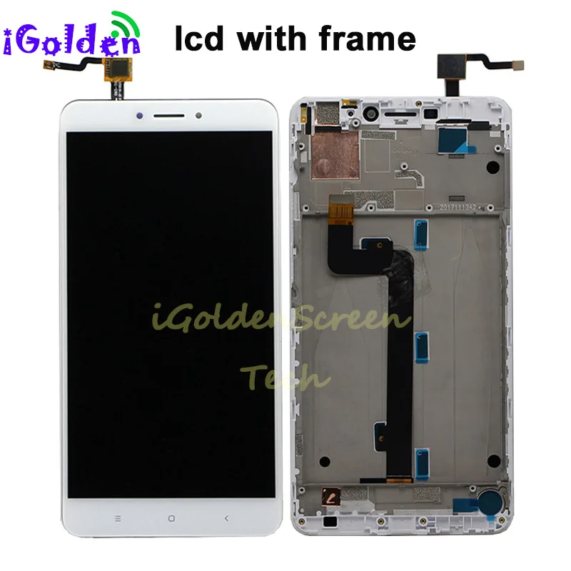 Для XIAOMI MI MAX 2 LCD Max2 ЖК дисплей сенсорный экран дигитайзер с рамкой запасные части
