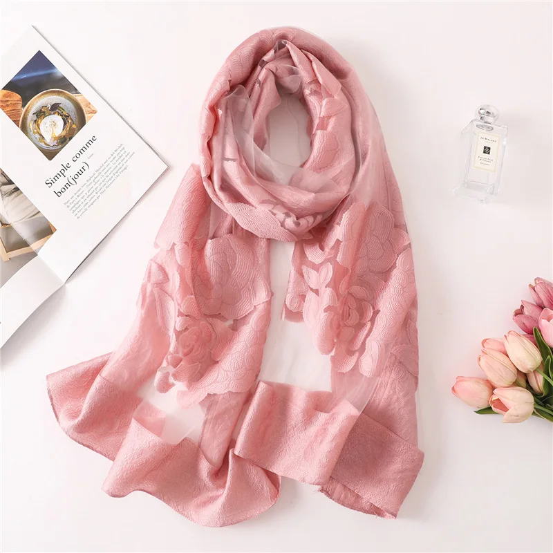 Новинка 2019 женский шелковый шарф женские мягкие шерстяные шарфы большие шали и