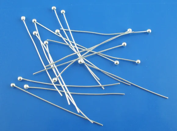 

Doreen Box Lovely 500PCs Silver color Ball Head Pins 0.5x25mm(24 gauge) (B03350)