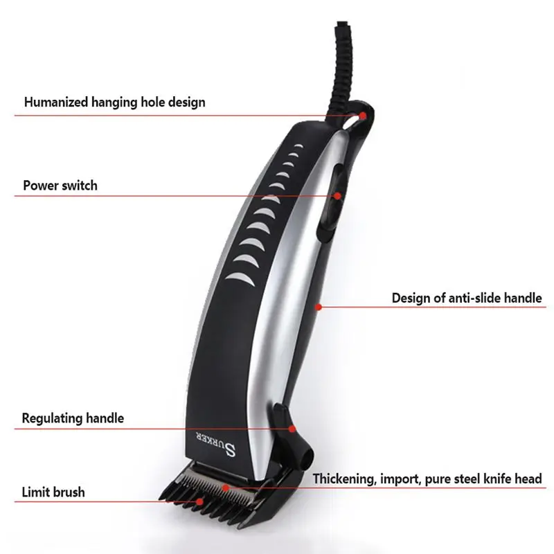 Горячее предложение! Профессиональный электрический триммер для волос мужчин и