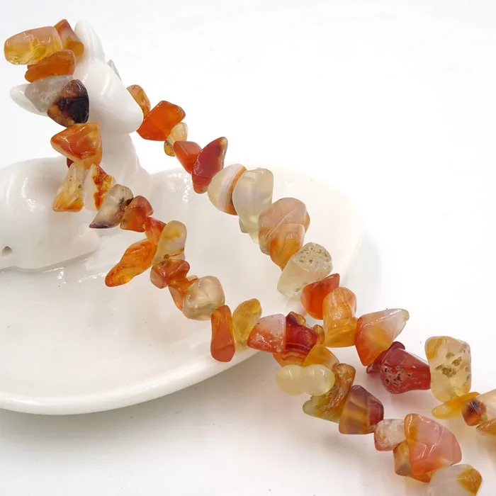 Бусины из камня 1 струна аксессуары для бисероплетения сердолика бусины