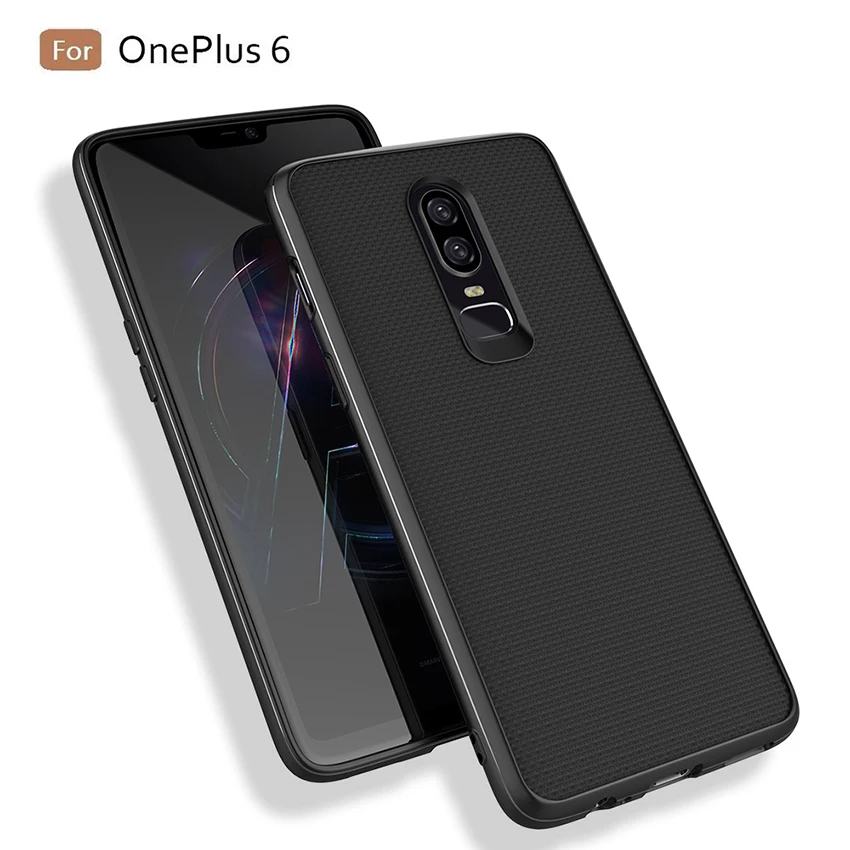 Чехол OnePlus 6 мягкий силиконовый чехол из ТПУ кожаный для телефона задняя крышка |