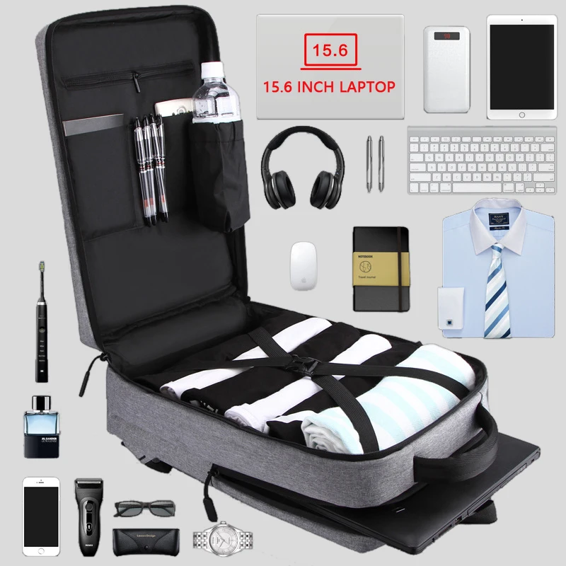 Мужские Повседневное зарядка через USB рюкзак большое пространство в стиле кэжуал