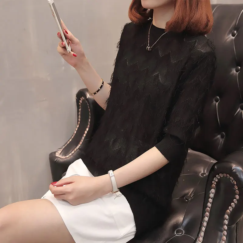 Футболка с коротким рукавом 7377 | Женская одежда