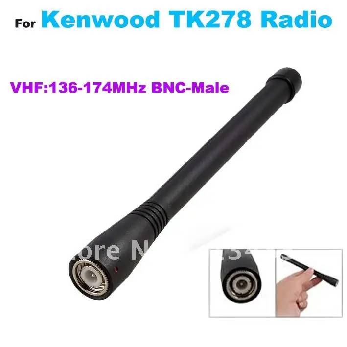 VHF:136-174MHz BNC-Male Plug Antenna for Kenwood TK278 Radio