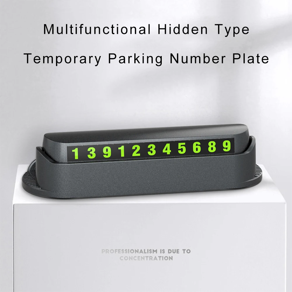 Автомобильный держатель скрытый автомобильный парковочный номер с Освежителем воздуха парфюм