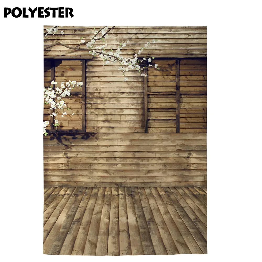 Funnytree весенний фон для фотосъемки цветок дерево окно винтажный наружный фото