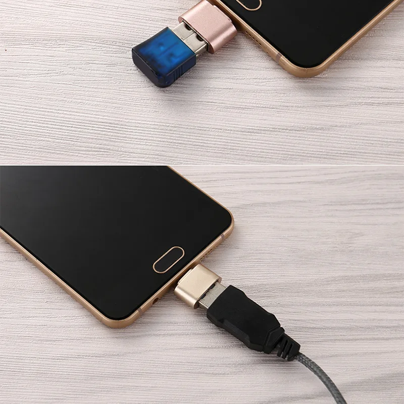 2 шт. usb type C OTG адаптер для Xiaomi mi 5 6 8 9 SE Lite 5X 6X Max mi x 2 2S 3 Poco F1 OTG конвертер данных для Red mi Note 7 Pro