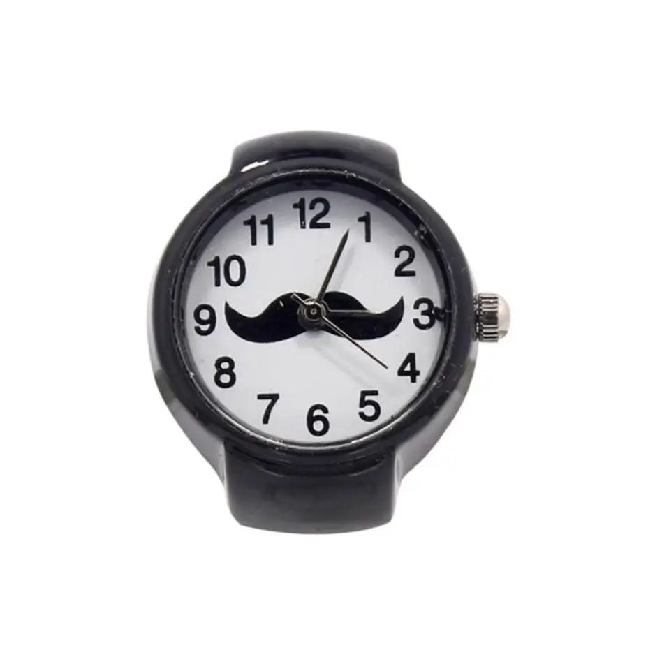 

Timezone #301 Hot Korean Style Creative Steel Cool Elastic Analog Ring With Quartz Watch Female Ring Students ring watch