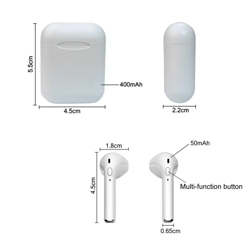 I11 TWS Wireless mini Bluetooth Earbuds Headsets earphone Not i9s i10 iFor Andorid Ios With Charging Box for Smart Phone | Электроника