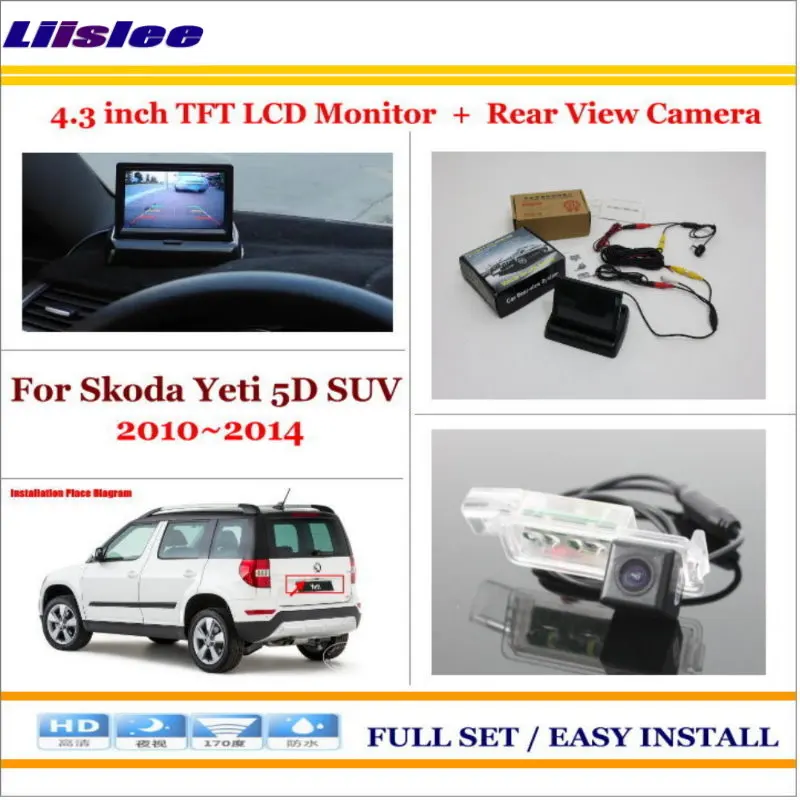 Автомобильная камера для Skoda Yeti 5D SUV 2010 2014 автомобильный 4 3 дюймовый ЖК экран NTSC PAL