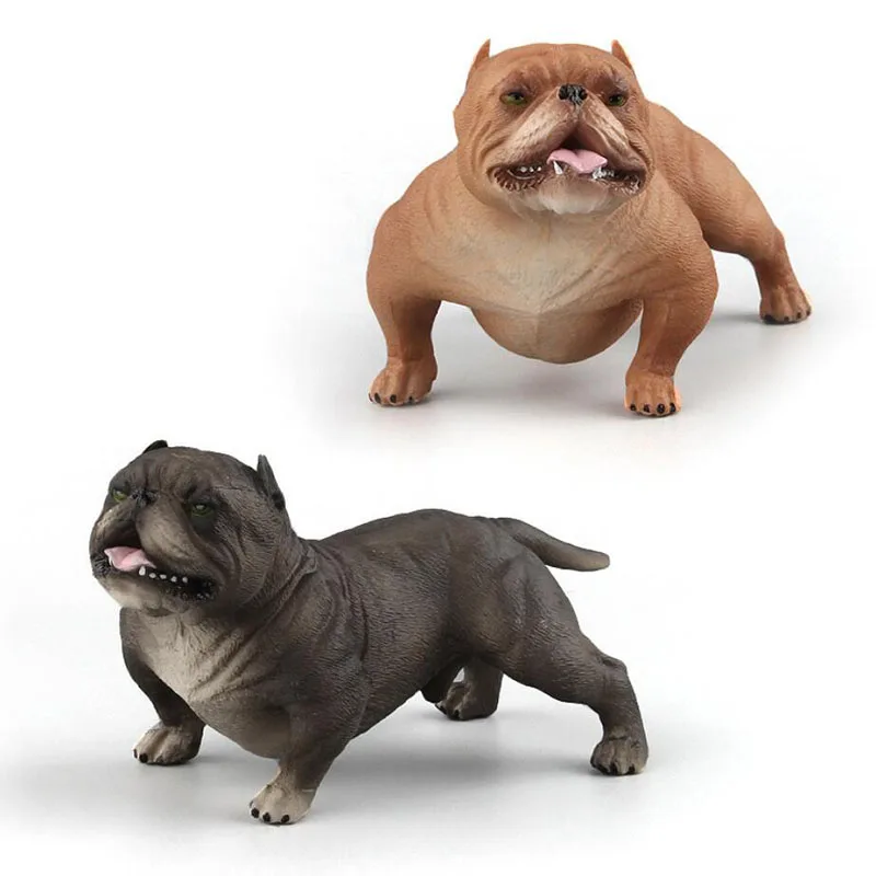 Новое милое яркое моделирование ферма животное собака модель французское