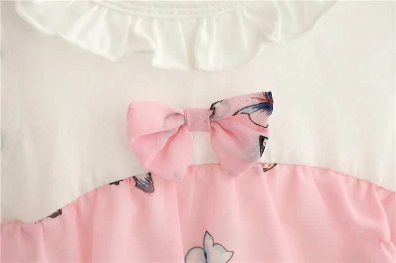 Новинка 2017 года милое платье для новорожденных девочек летнее кружевное