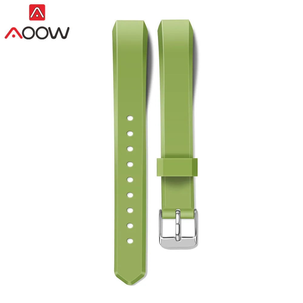 Lime Силиконовый мягкий браслет для часов для Fitbit Alta/Alta HR умные часы безопасный Фитнес Спорт Водонепроницаемый сменный Браслет ремешок - Цвет ремешка: Lime