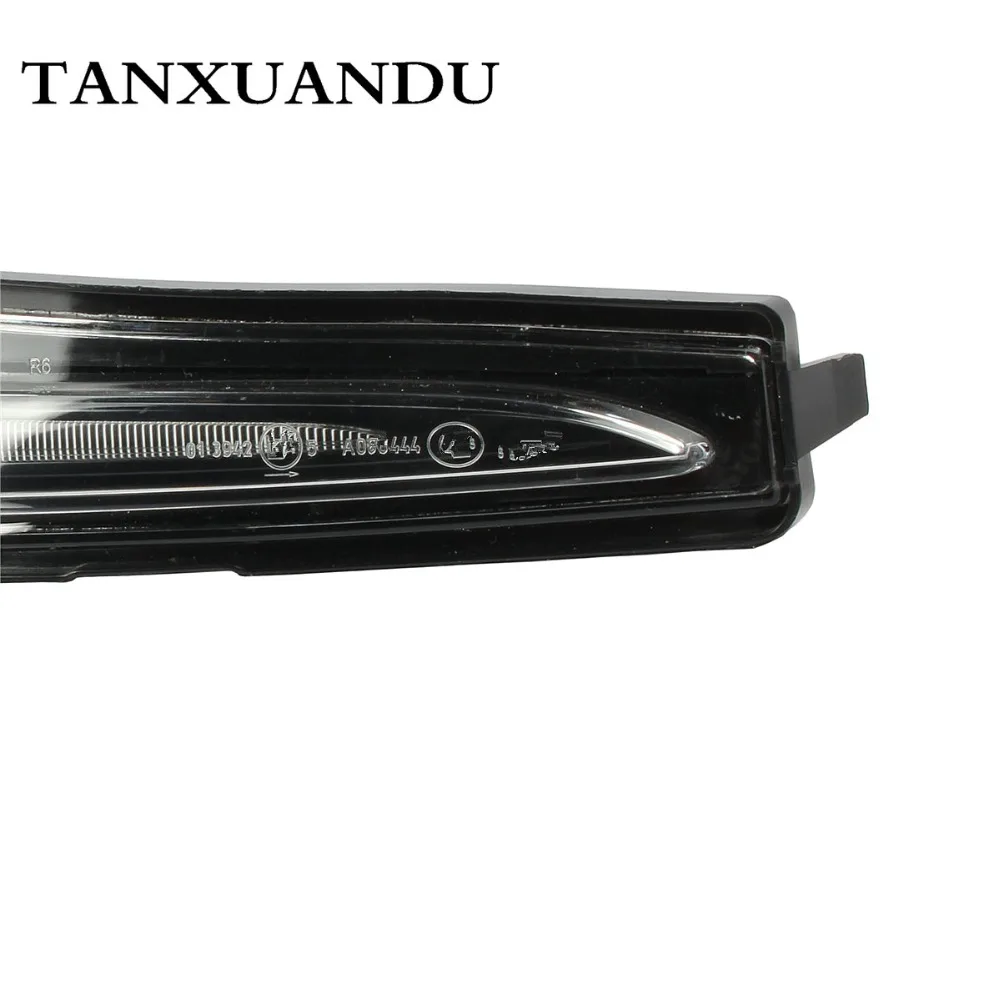 Черная крышка LED Дверь Зеркало указатель поворота крыло объектив индикатор лампа