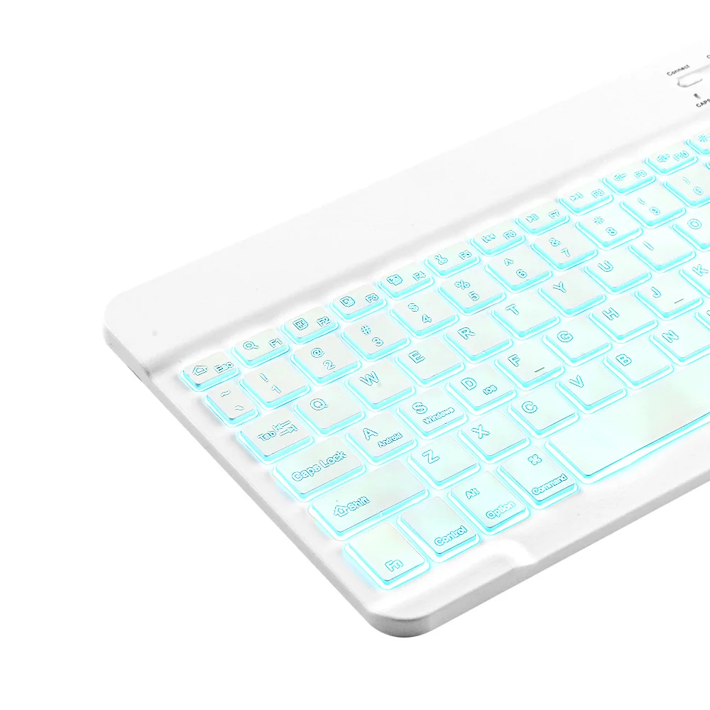 Для iPad 10 2 2020 8th ультратонкий 7 цветов подсветка Беспроводная Bluetooth клавиатура