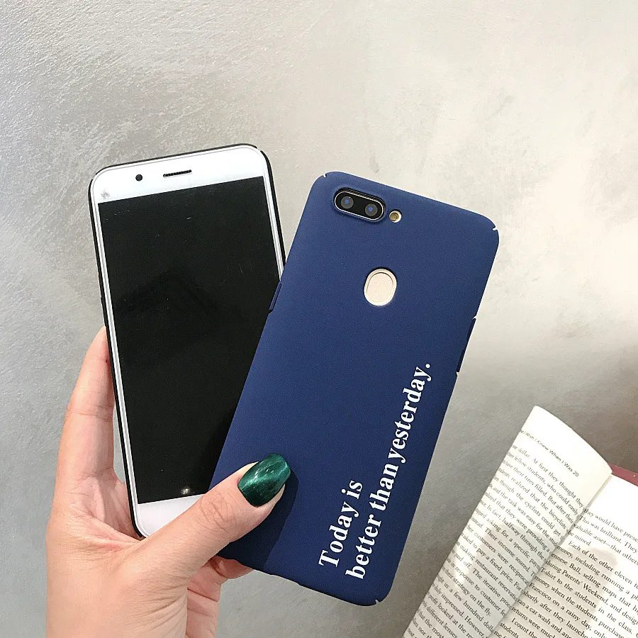 Luxury Art Letter Hard Case For Xiaomi Mi 8 SE Rock Matte Texture Phone Funda 6 6X 5 5S 5X Note 3 Coque |